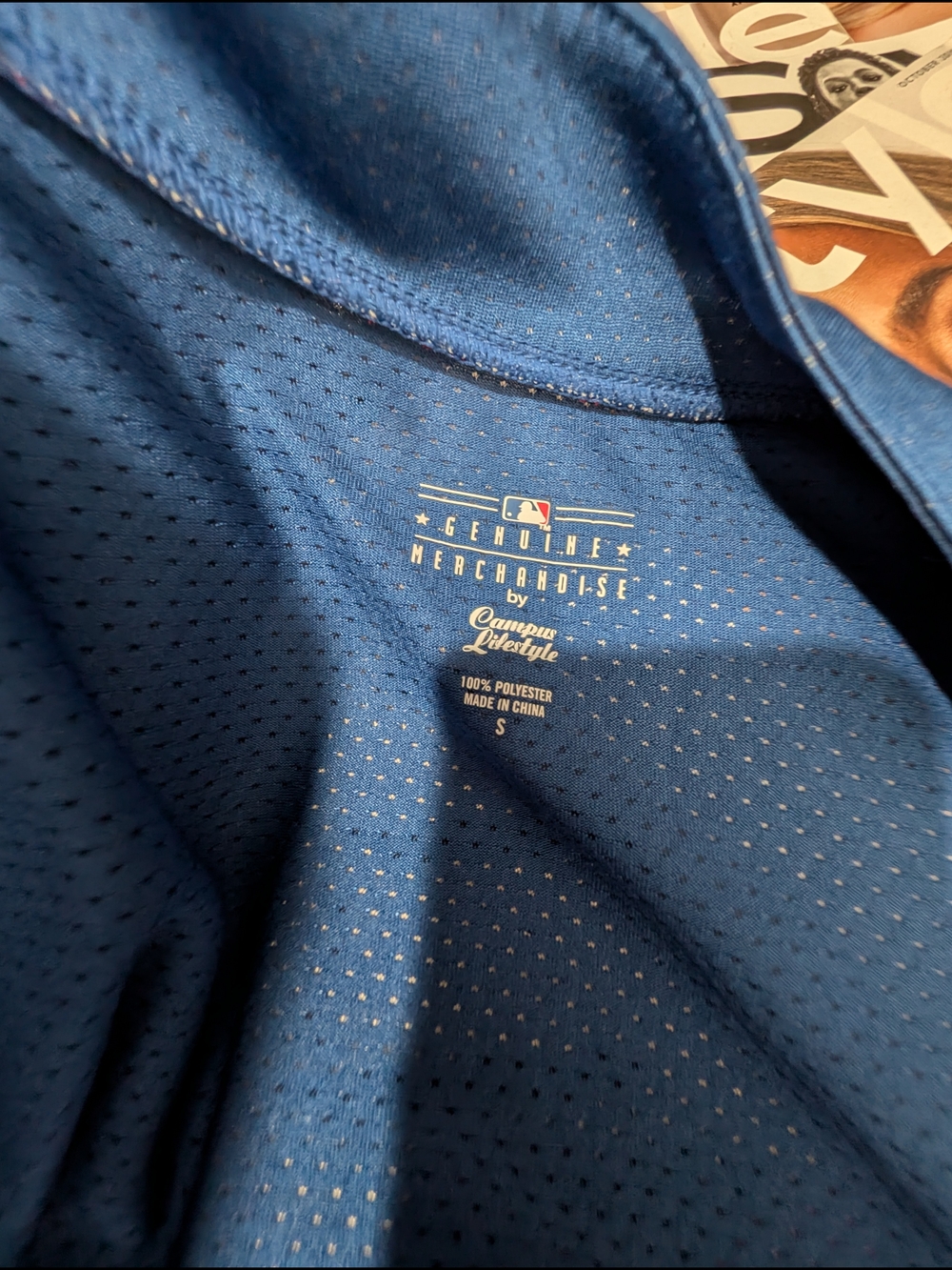 Texas Rangers Women's Blue & Red Baseball Jersey - Picture 4 of 4